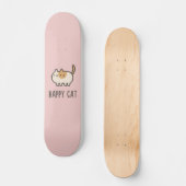 Skateboard Chat heureux (Recto)