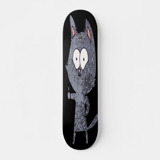 Skateboard Chat Laisser Les Pouces (Devant)