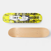 Skateboard Chat Lucky - Maneki Neko - Beckoning (Horz)