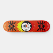 Skateboard Chat Lucky - Maneki Neko signifie Chat Beckoning (Horz)