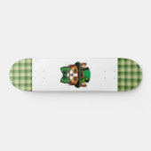 Skateboard Chat mignon/chaton Saint Patrick's Day (Horz)