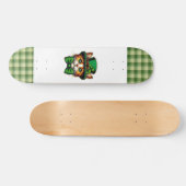 Skateboard Chat mignon/chaton Saint Patrick's Day (Horz)