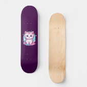 Skateboard Chat Mignon Kawaii (Recto)