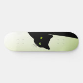 Skateboard Chat noir à oreille verte (Horz)