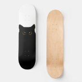 Skateboard Chat noir cool (Recto)