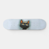 Skateboard Chat noir enchanté (Horz)