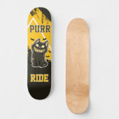Skateboard Chat noir Purr Ride (Recto)