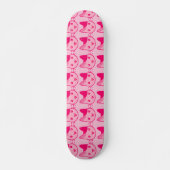 Skateboard Chat rose (Devant)