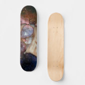 Skateboard Chat spatial portant des lunettes de soleil (Recto)
