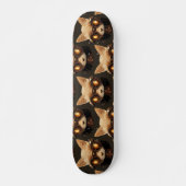 Skateboard Chat Steampunk Gothique Retro Kitty Portrait (Devant)