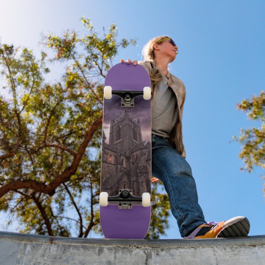 SKATEBOARD CHÂTEAU GOTHIQUE PURPLE SKATEBOARDS (Extérieur 1)
