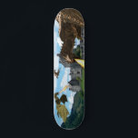 Skateboard Château médiéval de Wyvern<br><div class="desc">Cette conception peut être personnalisée en choisissant l'option customiser pour ajouter du texte ou apporter d'autres modifications. Si ce produit a la possibilité de transférer la conception à un autre article, veuillez vous assurer d'ajuster la conception en fonction des besoins. Communiquez avec moi à colorflowcreations@gmail.com si vous désirez obtenir ce...</div>