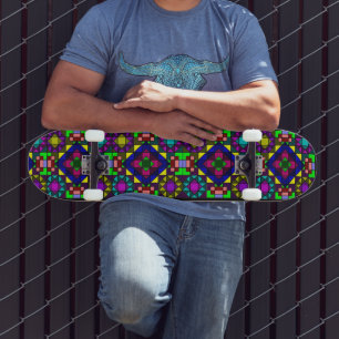 Skateboard Chats abstraits