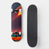 Skateboard Chats abstraits (Recto)