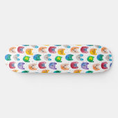 Skateboard Chats aquarelles et amis (Horz)