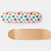 Skateboard Chats aquarelles et amis (Horz)