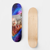 Skateboard Chats dans la pizza spatiale (Recto)