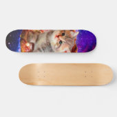 Skateboard Chats dans la pizza spatiale (Horz)
