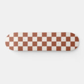 Skateboard Check Rust Checkered Terracotta (Horz)