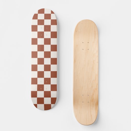 Skateboard Check Rust Checkered Terracotta (Recto)