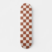 Skateboard Check Rust Checkered Terracotta (Devant)
