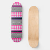 Skateboard Check Stripes Harlequin Conception de Motif mixte (Recto)