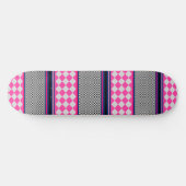 Skateboard Check Stripes Harlequin Conception de Motif mixte (Horz)