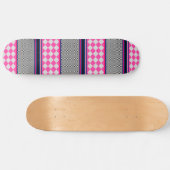 Skateboard Check Stripes Harlequin Conception de Motif mixte (Horz)