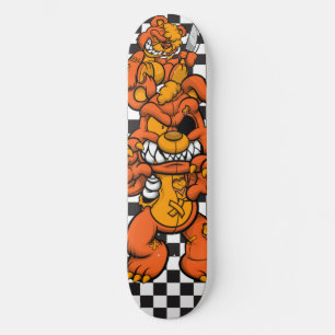 Skateboard Checkerboards Oranje Teddies