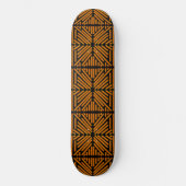 Skateboard Cheesy Noodle Doodle Art Symmetrical Lined Pattern (Recto)