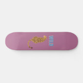 Skateboard Cheetah, léopard rose (Horz)