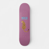 Skateboard Cheetah, léopard rose (Devant)
