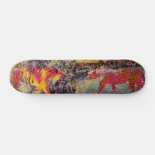 Skateboard Cheetah vs Tiger (Horz)