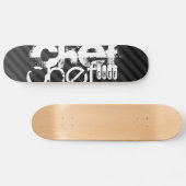 Skateboard Chef ; Gris noir et gris foncé (Horz)