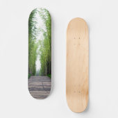 Skateboard Chemin en bambou (Recto)