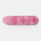 Skateboard Chèques et persiennes - Rose (Horz)