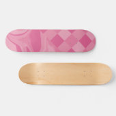 Skateboard Chèques et persiennes - Rose (Horz)