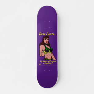 Skateboard CHER PÈRE NOËL.. MON AVOCAT VA... drôle de noël