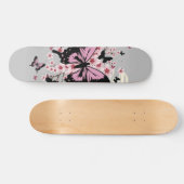 Skateboard Cherry Blossom Butterflies (Horz)