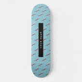 Skateboard Cherry Blossom, Pink Sakura, Votre Nom (Recto)