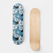 SKATEBOARD CHERRY BLOSSOM - SAKURA (BLEU FUMEUR) (Recto)
