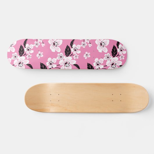 SKATEBOARD CHERRY BLOSSOM - SAKURA (LITE PINK) (Horz)