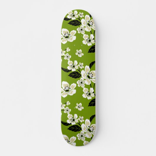 SKATEBOARD CHERRY BLOSSOM - SAKURA (MATCHA GREEN) (Devant)
