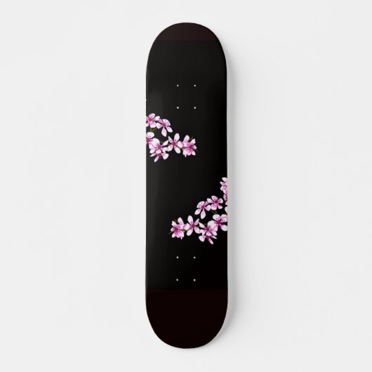 Skateboard cherry flowers (Devant)