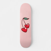 Skateboard Cherry Heart (Devant)