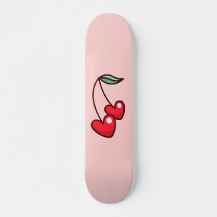Skateboard Cherry Heart