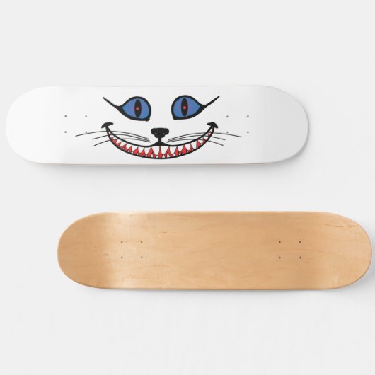 Skateboard Cheshire Chat Smile (Horz)