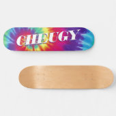 Skateboard Cheugy Rainbow Tie Dye Skate (Horz)