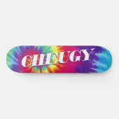 Skateboard Cheugy Rainbow Tie Dye Skate (Horz)