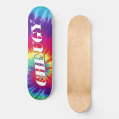 Skateboard Cheugy Rainbow Tie Dye Skate (Recto)